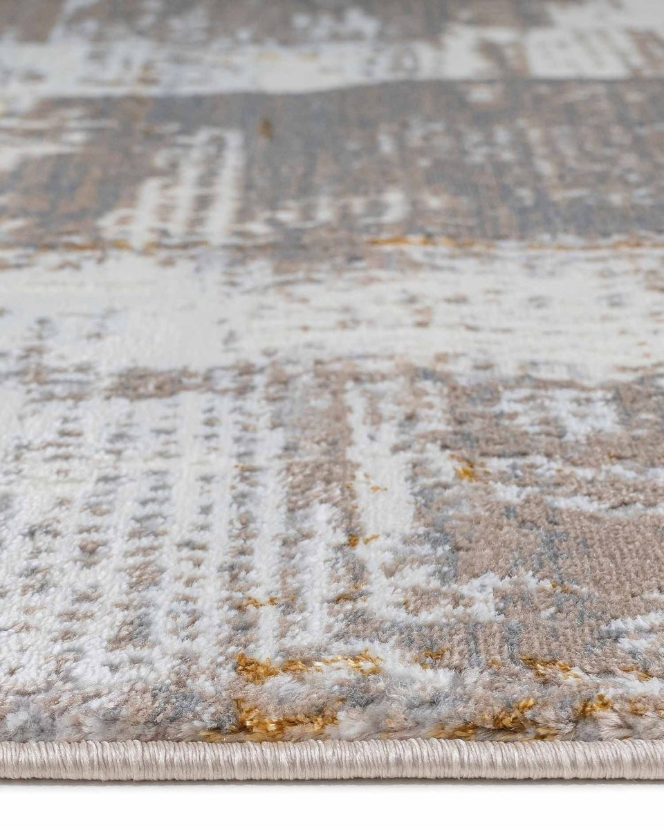 Alfombra Gamma 743A Blanco Gris Kodaz Carpet