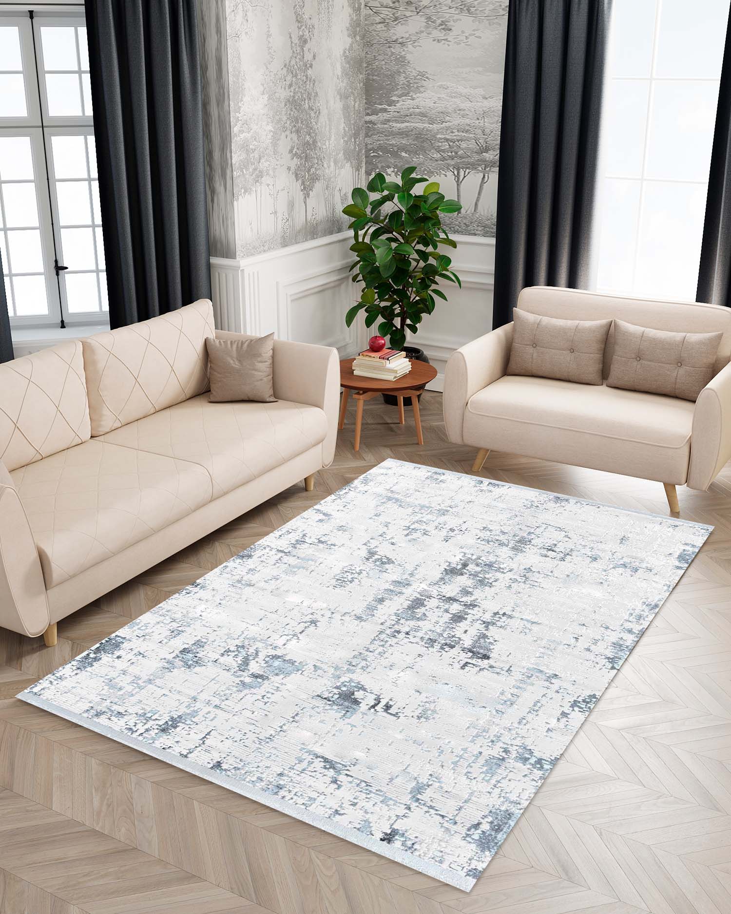 Lotus 411 Anthracite | Alfombra - Kodaz Carpet Latam