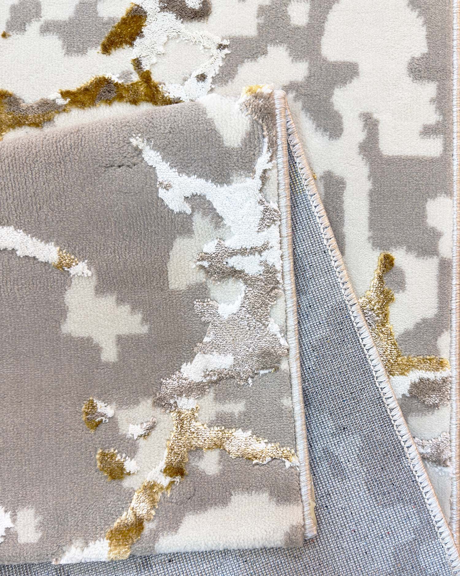 Prada 372A Gris Dorado | Alfombra - Kodaz Carpet Latam