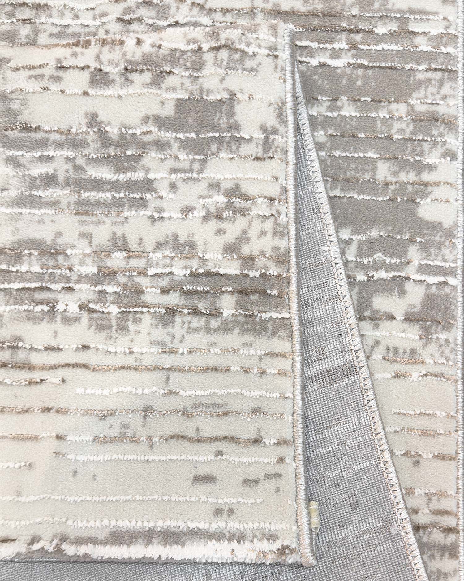 Prada 377A Crema Plateado | Alfombra - Kodaz Carpet Latam