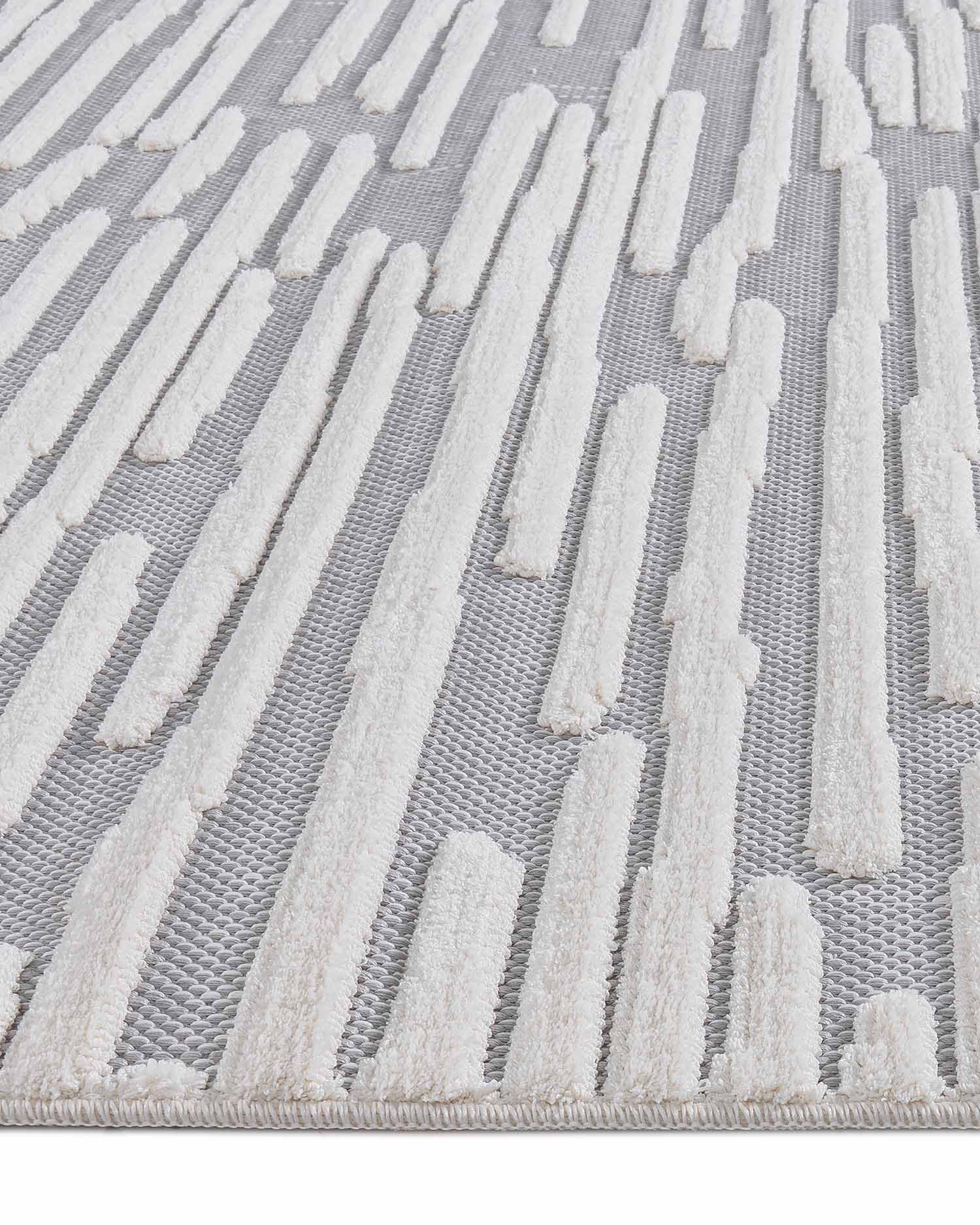 Roma 0023A Blanco Gris | Alfombra - Kodaz Carpet Latam