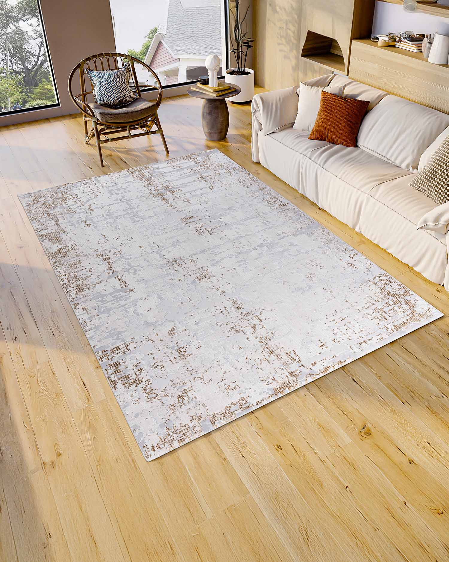 Beta 6154A Blanco Beige | Alfombra - Kodaz Carpet Latam