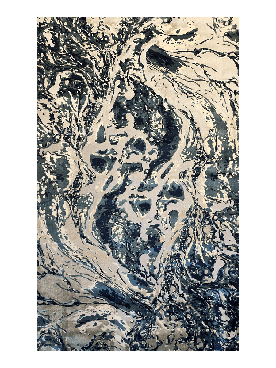 Carmel 30200 Azul Crema | Alfombra - Kodaz Carpet Latam
