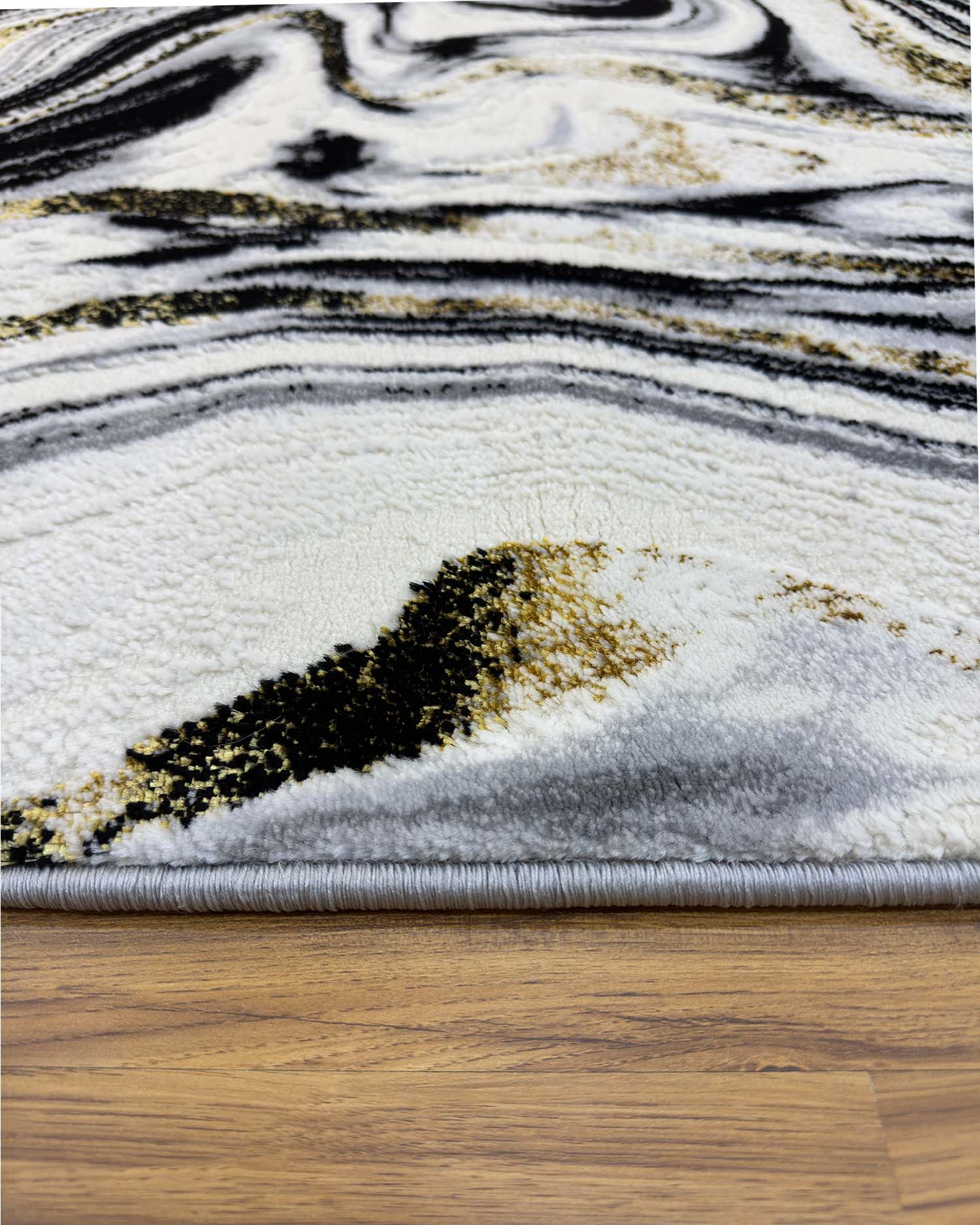 Gamma 412A Blanco Negro | Alfombra - Kodaz Carpet Latam