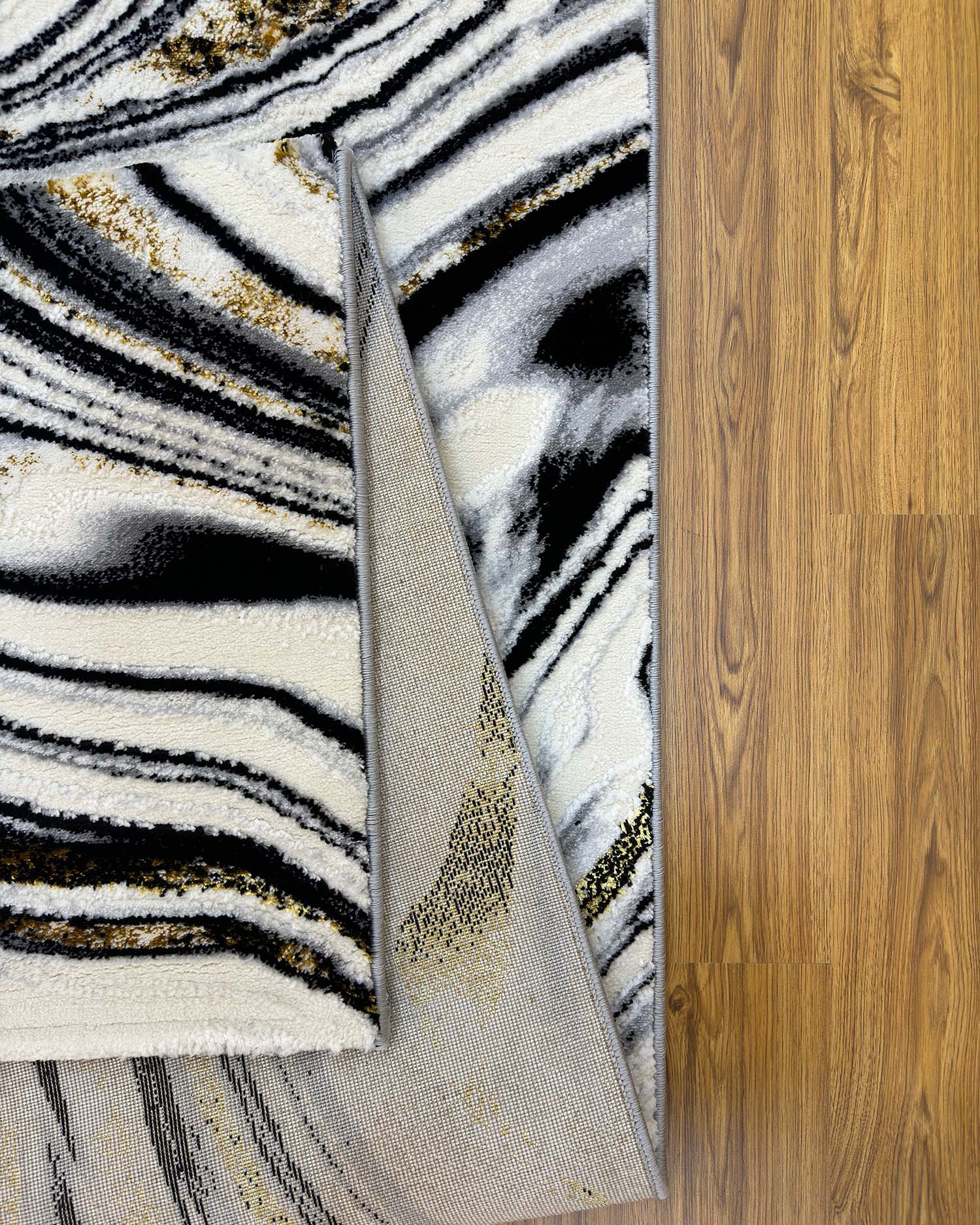 Gamma 412A Blanco Negro | Alfombra - Kodaz Carpet Latam