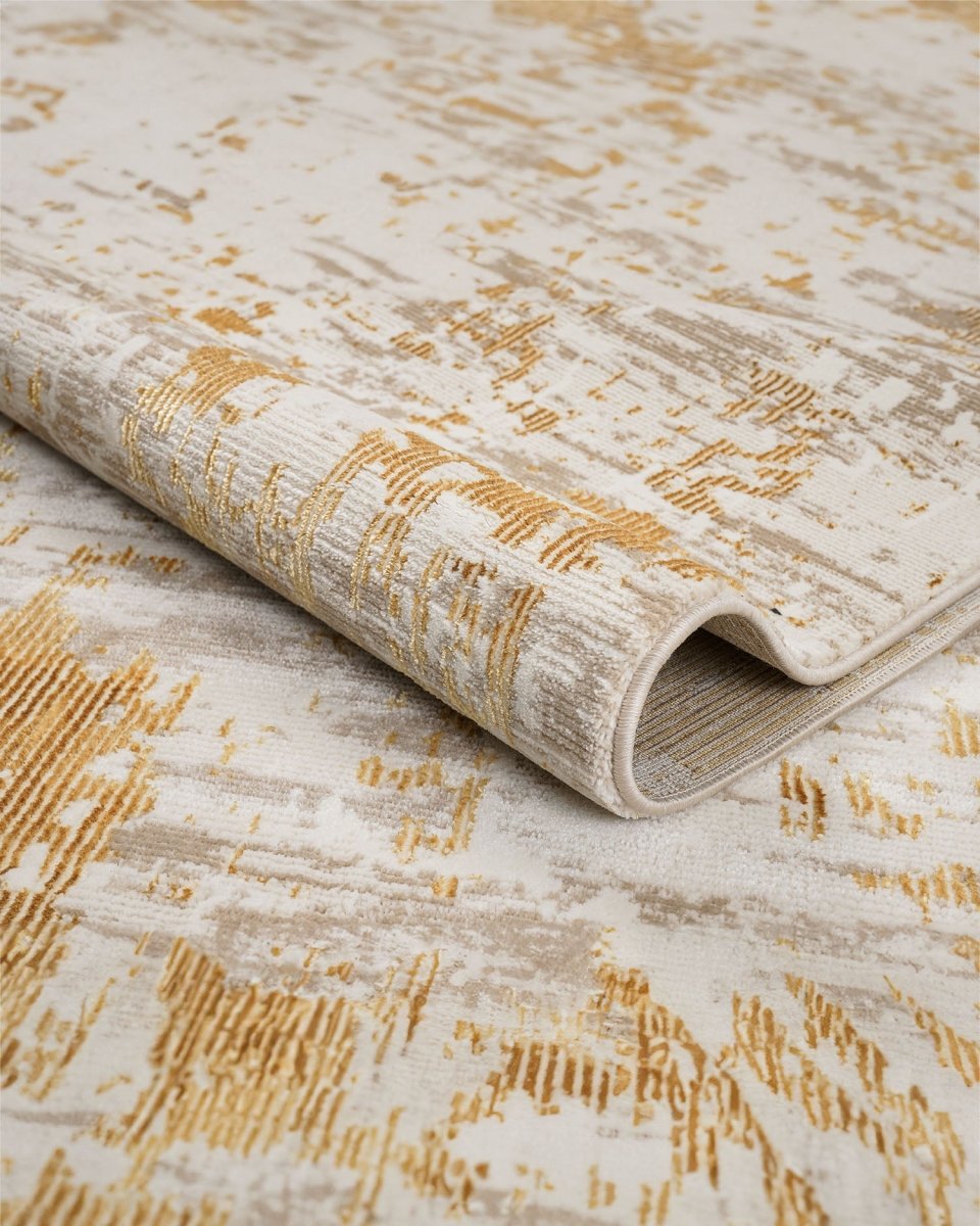 Alfombra Gamma 532A Beige Dorado Kodaz Carpet