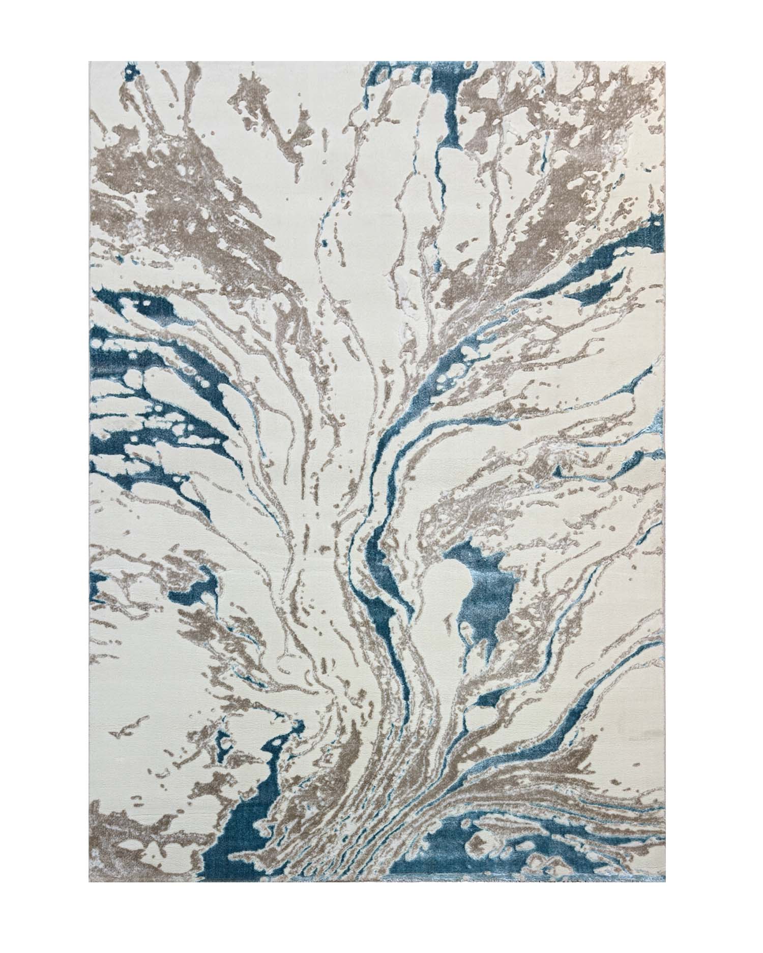 Gamma 691A Beige Azul | Alfombra - Kodaz Carpet Latam