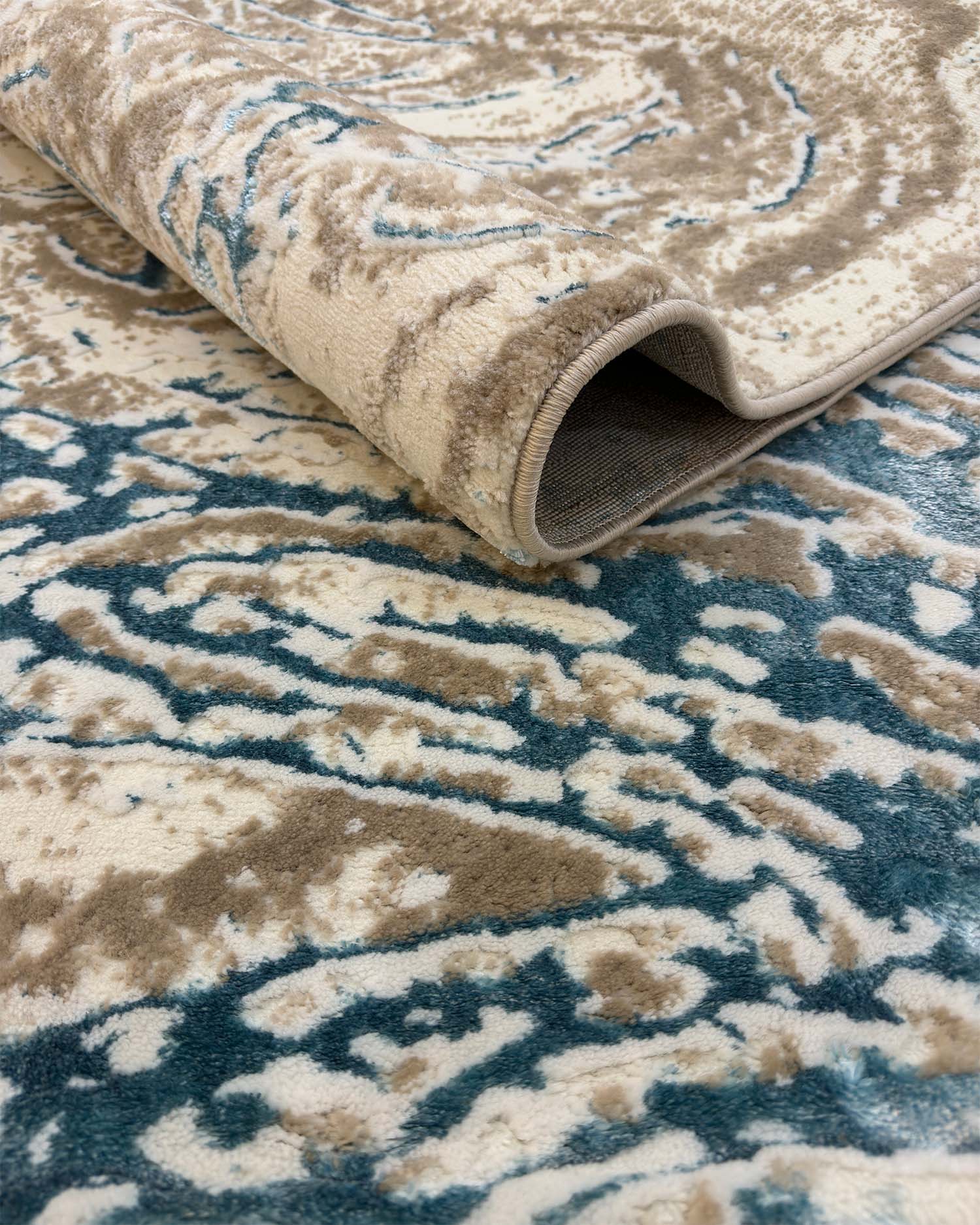 Gamma 696A Beige Azul | Alfombra - Kodaz Carpet Latam