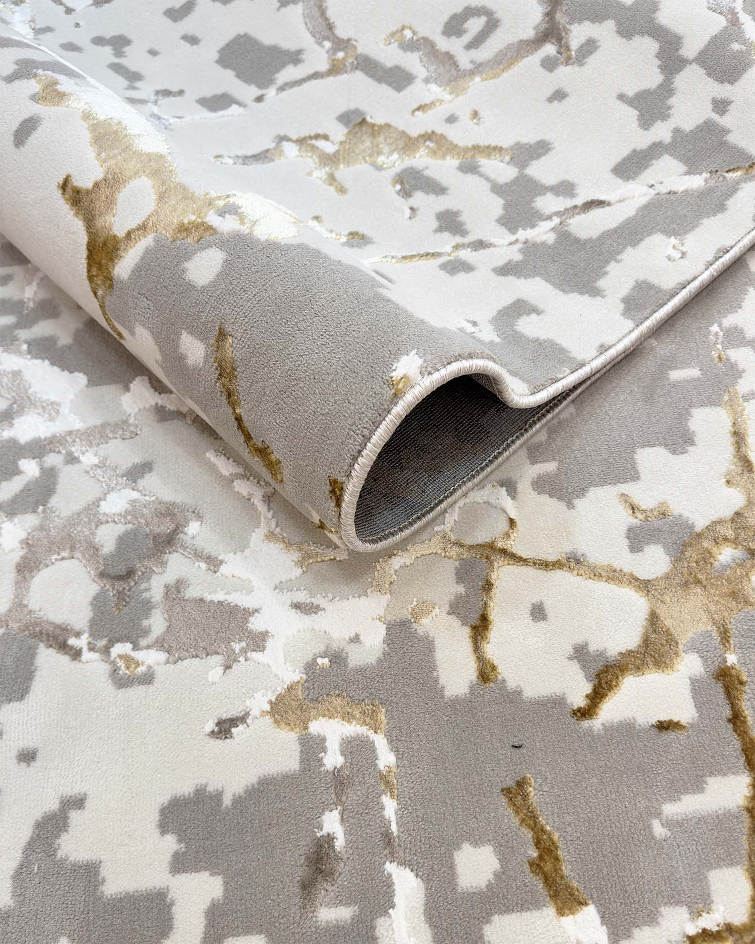 Prada 372A Gris Dorado | Alfombra - Kodaz Carpet Latam