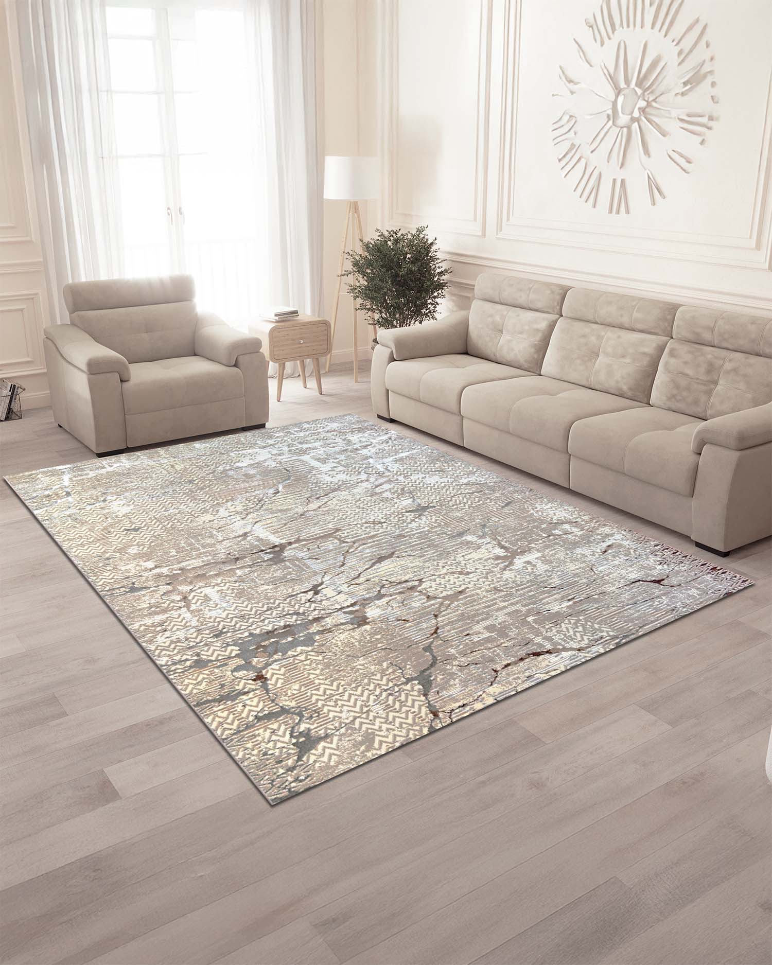 Prada 698A Beige Taupé | Alfombra - Kodaz Carpet Latam