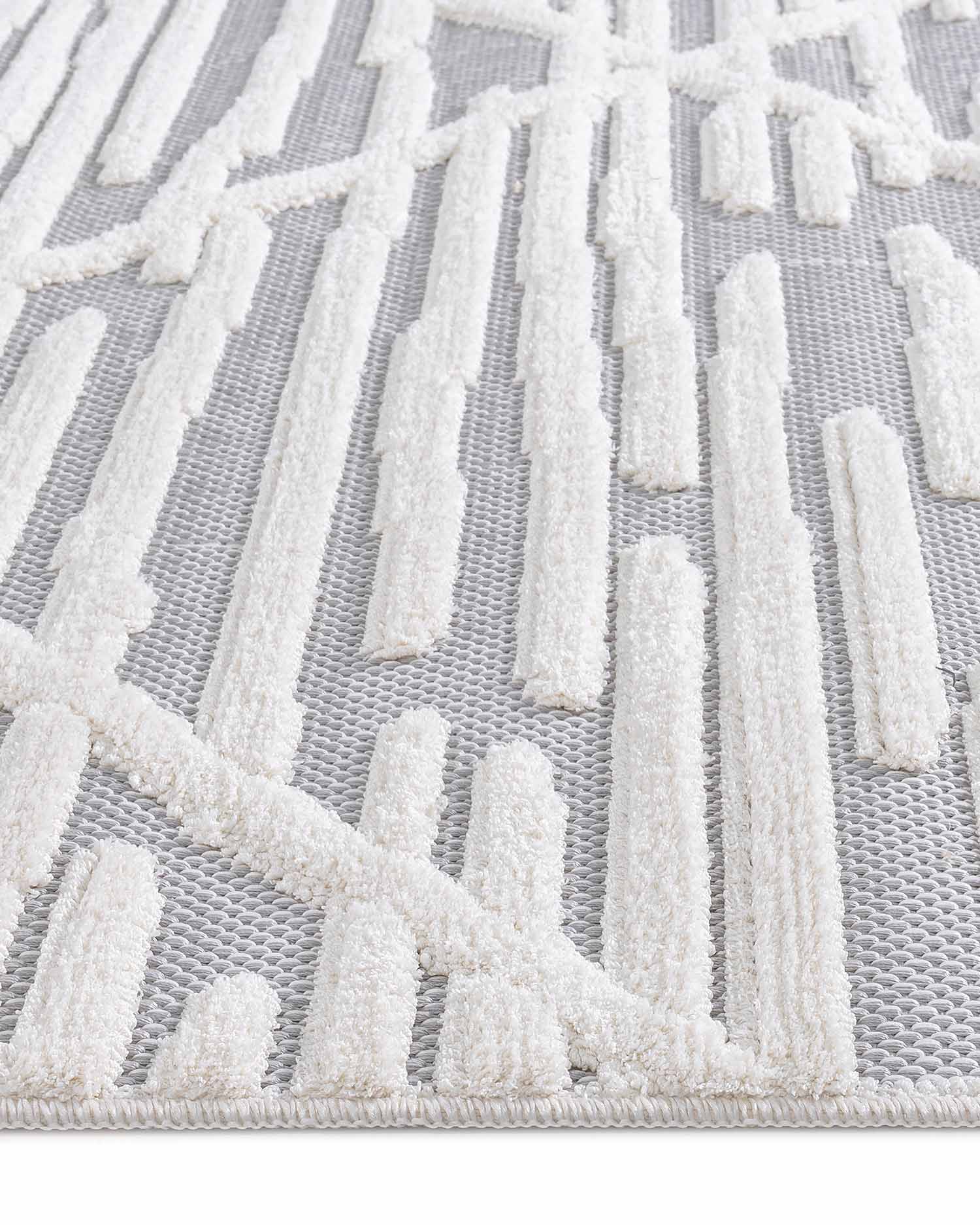 Roma 0024A Blanco Gris | Alfombra - Kodaz Carpet Latam
