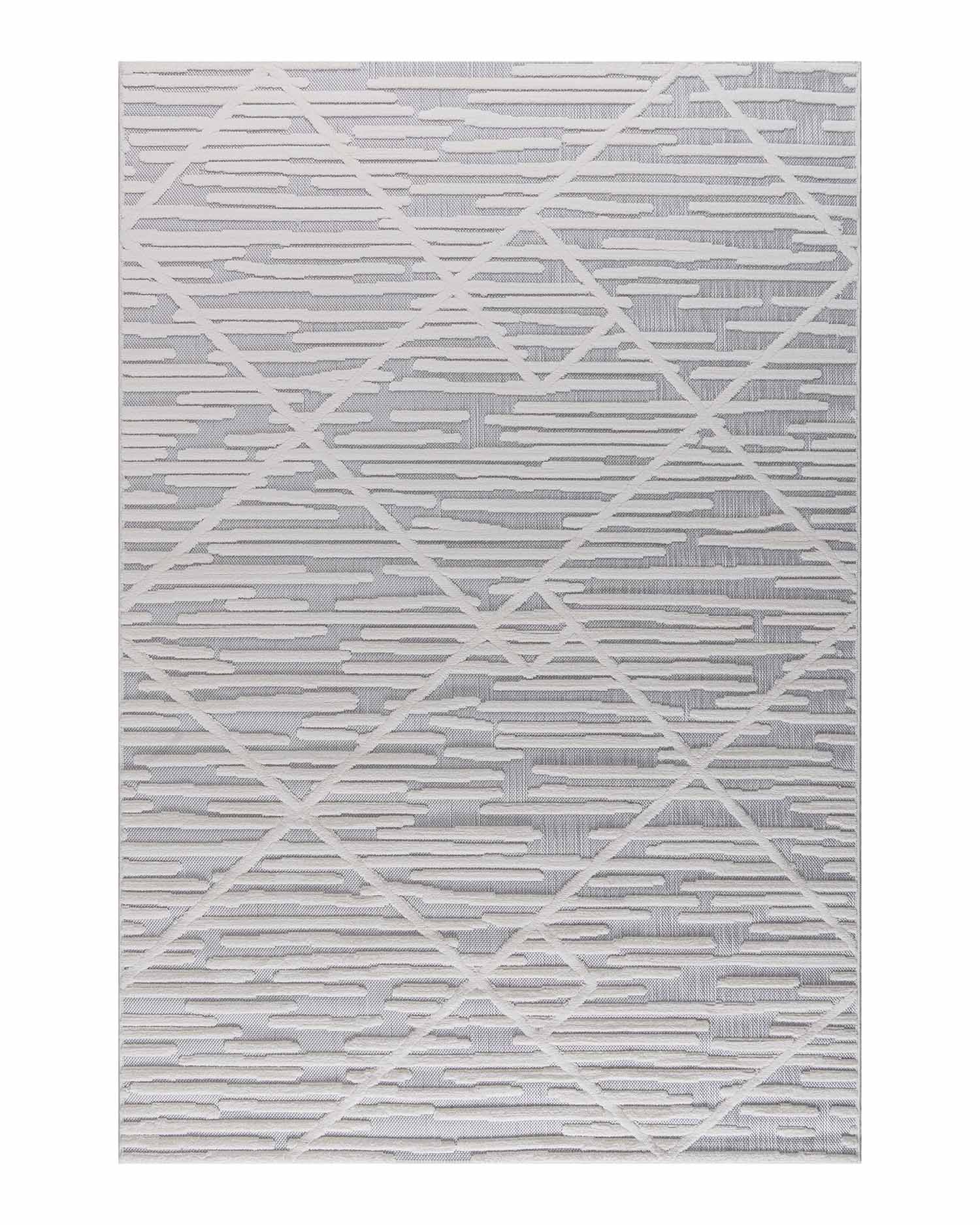Roma 0024A Blanco Gris | Alfombra - Kodaz Carpet Latam