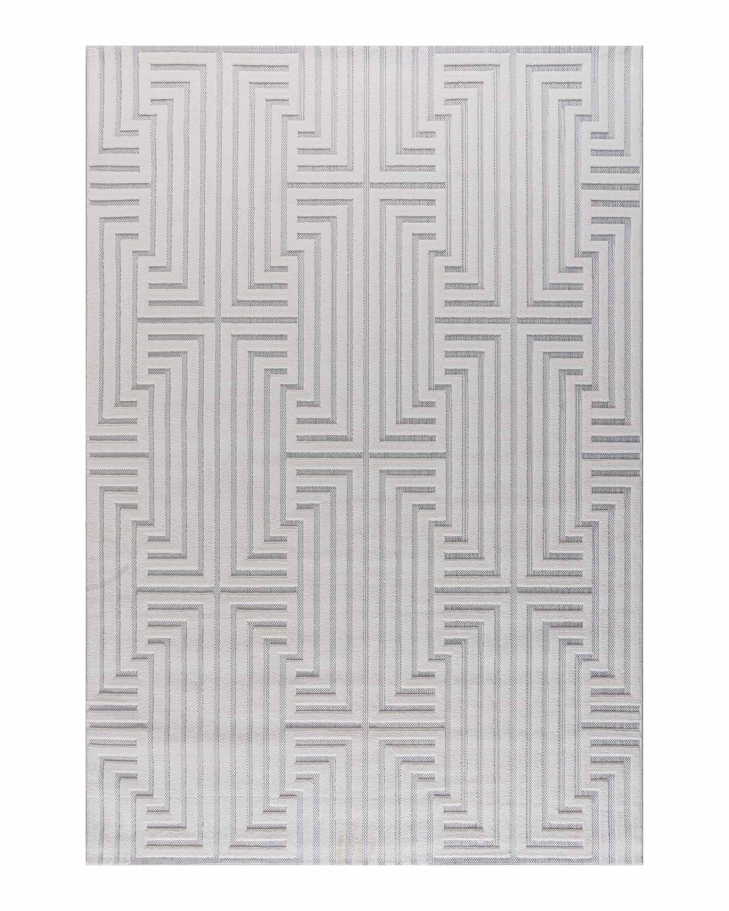 Roma 0025A Blanco Gris | Alfombra - Kodaz Carpet Latam