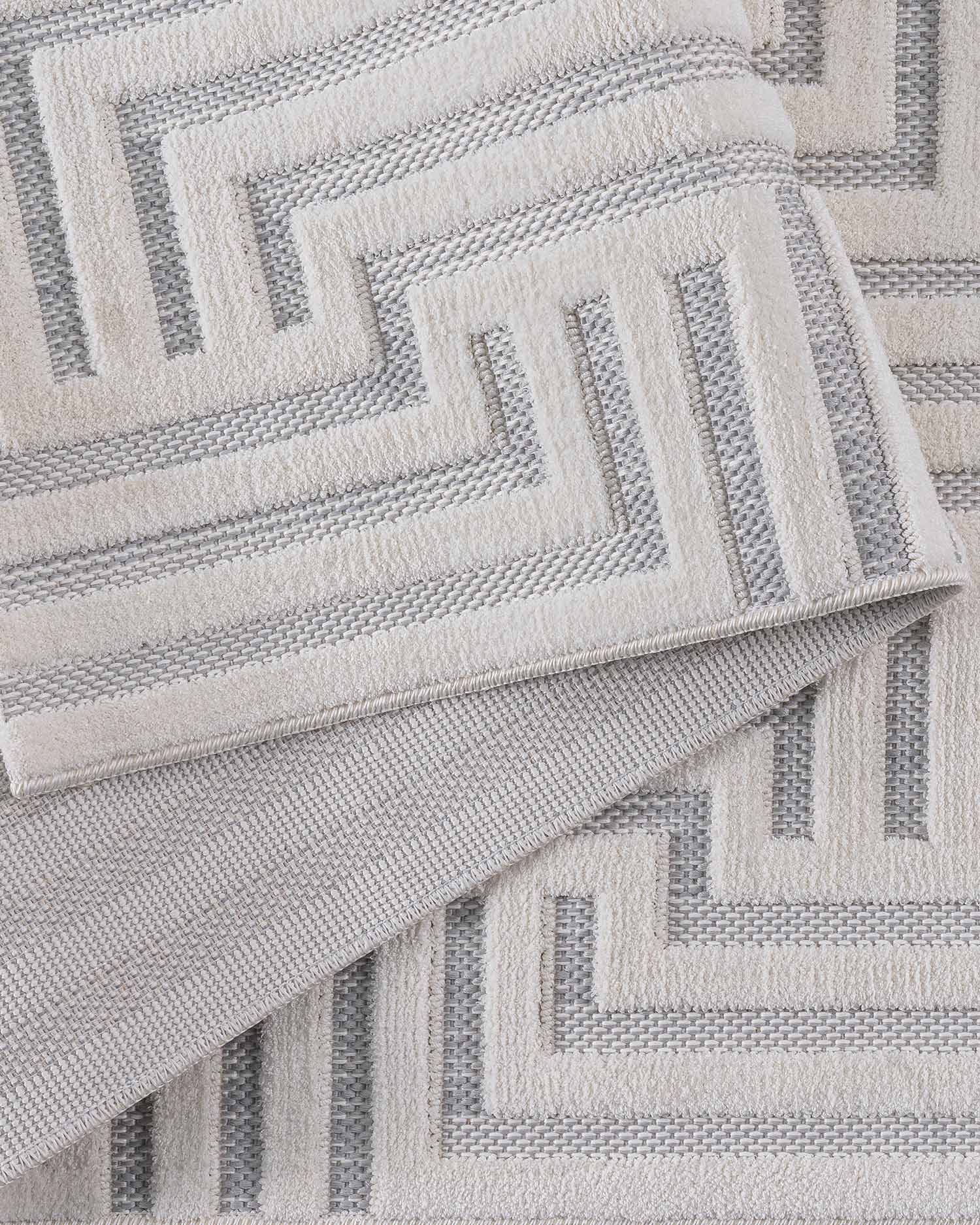 Roma 0025A Blanco Gris | Alfombra - Kodaz Carpet Latam