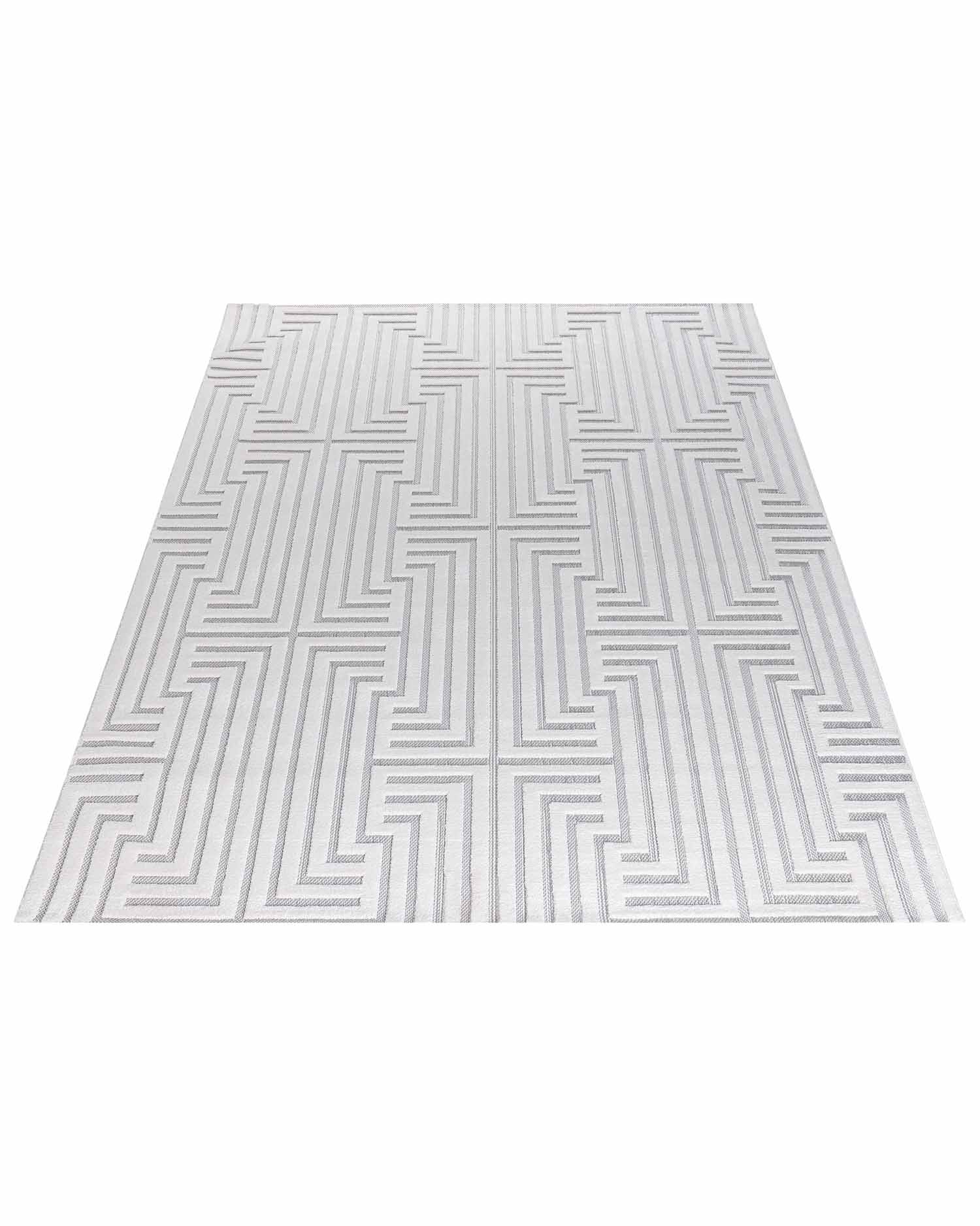 Roma 0025A Blanco Gris | Alfombra - Kodaz Carpet Latam