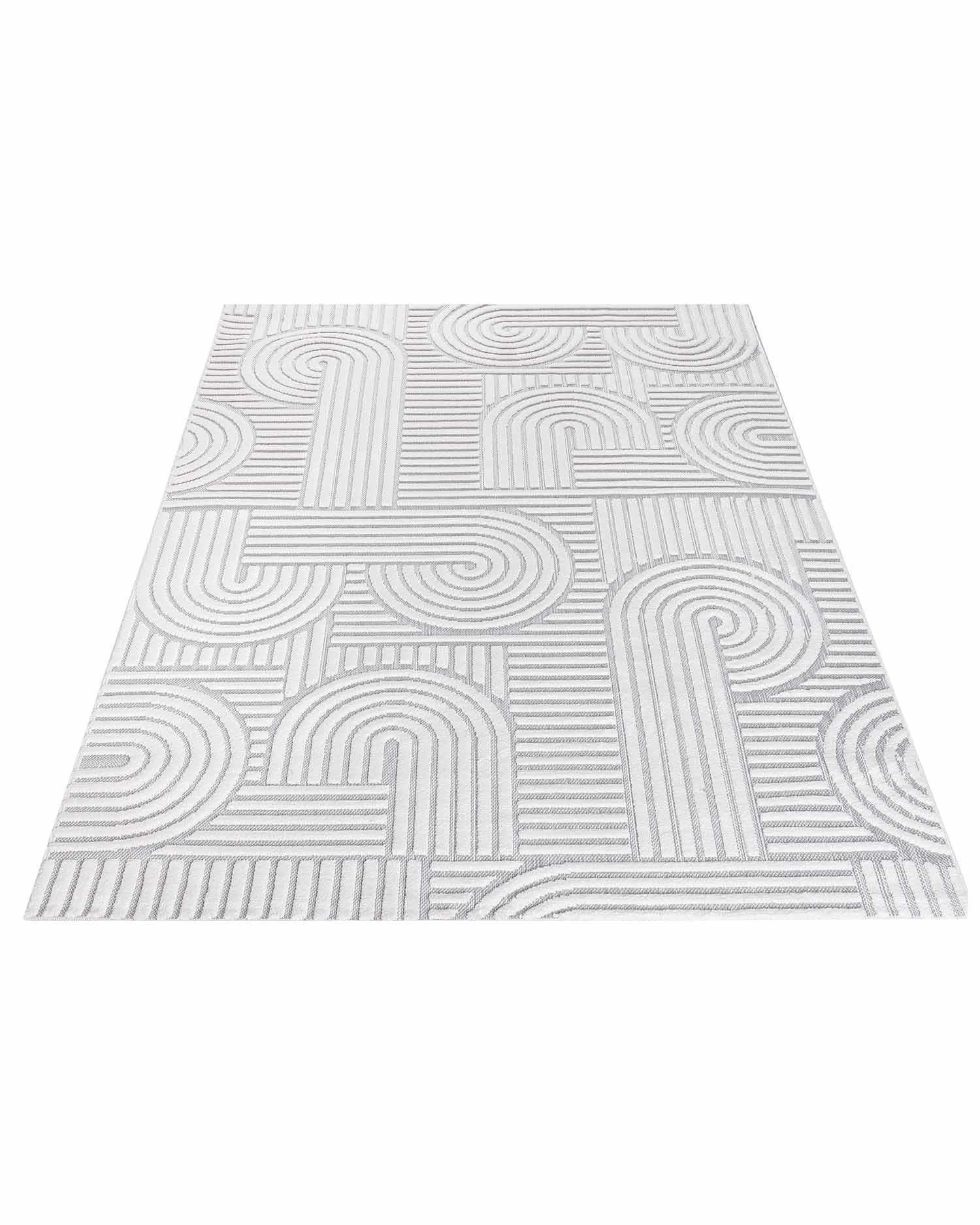Roma 0026A Blanco Gris | Alfombra - Kodaz Carpet Latam