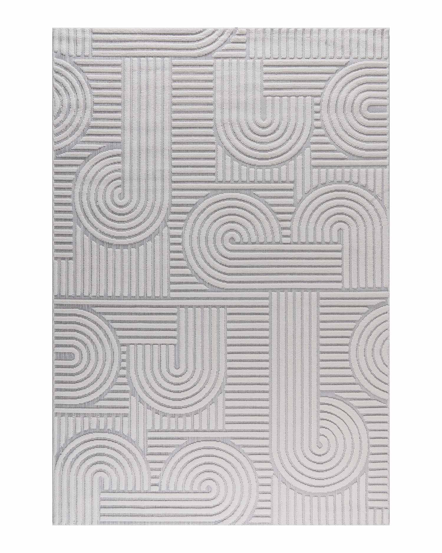 Roma 0026A Blanco Gris | Alfombra - Kodaz Carpet Latam