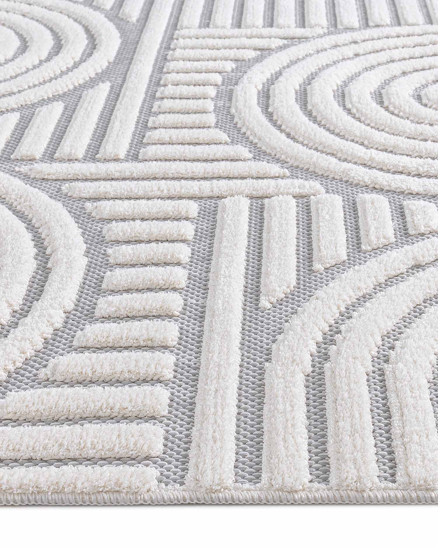 Roma 0026A Blanco Gris | Alfombra - Kodaz Carpet Latam